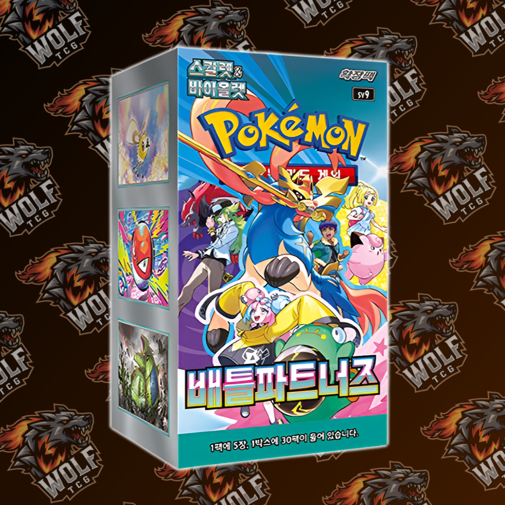 Pokemon Battle Partners sv9 Korean Booster Box